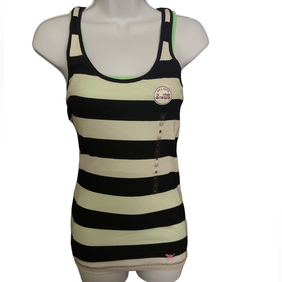 VS PINK Rib Tank Tops Sizes S and XS - Picture 3 of 4